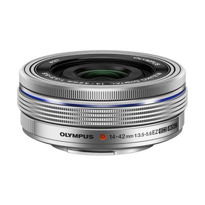 M. ZUIKO DIGITAL ED 14''‘42mm 1:3.5''‘5.6 EZ, 3.5 - 5.6, 14 - 42 mm, 3.5, 0,23x, Plastica, Argento