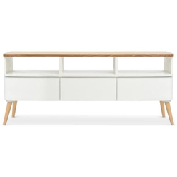 Mobile Tv Scandinavo Bergen In Legno E Colore Bianco en oferta