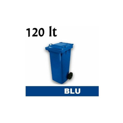 Grecoshop - Cassonetto/Pattumiera/Contenitore/Bidone per raccolta rifiuti uso esterno 120lt Blu características