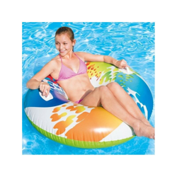 Ciambella Salvagente Gonfiabile 122 Cm Multicolore Maniglie Mare Piscina en oferta