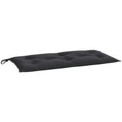 Cuscino per Panca da Giardino Nero 100x50x7 cm in Tessuto - Nero - Vidaxl precio