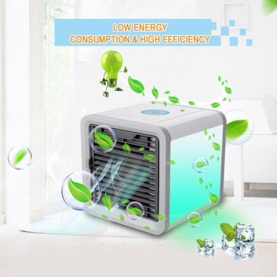 Asupermall - Personal Mini condizionatore d'aria di raffreddamento del ventilatore Plastic Machine Refrigerante con cavo USB