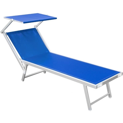 Lettino Mare Basic Blu