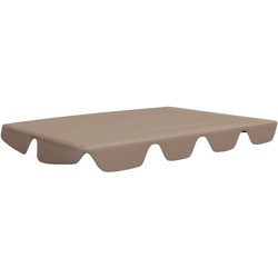 Baldacchino per Dondolo da Giardino Talpa 150/130x70/105 cm - Grigio talpa - Vidaxl en oferta