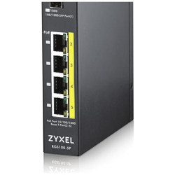 Switch RGS100-5P con 4 Porte Gigabit Ethernet PoE Colore Nero en oferta