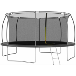 vidaXL Set Trampolino Rotondo 460x80 cm 150 kg en oferta