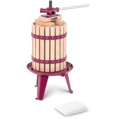 Torchietto Premitutto Manuale Torchio A Vite Legno 6L - Royal Catering