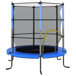 vidaXL Trampolino con Rete di Sicurezza Rotondo 140x160 cm Blu precio