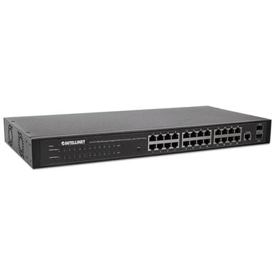 I-SWHUB GBE-24D - Switch 24 porte Web-Managed Gigabit Ethernet con 2 porte SFP