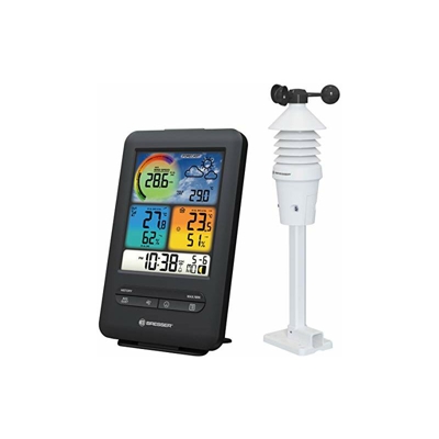 BRESSER 7002535 - Anemometro, Colore: Nero