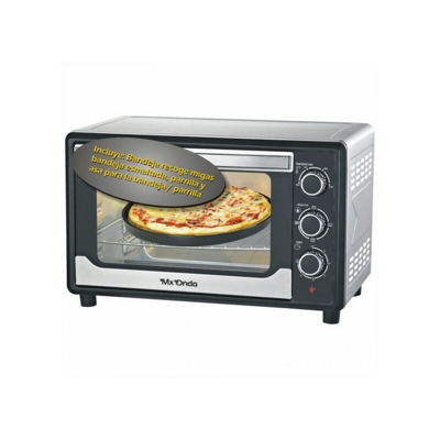 Mini Forno Elettrico Mx Onda 1600W 30 L Acciaio