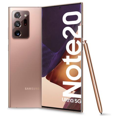 Galaxy Note20 Ultra Bronzo 256 GB 5G Dual Sim Impermeabile Display 6.9'' QHD+ Slot Micro SD Fotocamera 108 Mpx Android Italia