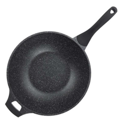 Wok con rivestimento antiaderente e coperchio Royalty Line RL BW | 28cm características