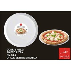 Piatto Pizza Conf. 6 Pz. Cm.33,5 Grangusto precio