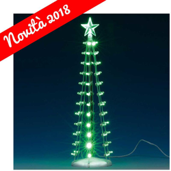 Lemax Albero Di Natale Verde - Lighted Silhouette Tree Green 84399 características