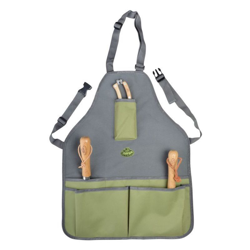 Grembiule Porta Attrezzi Verde/Grigio 46X1X74 Cm Accessori Giardinaggio Vestiti precio