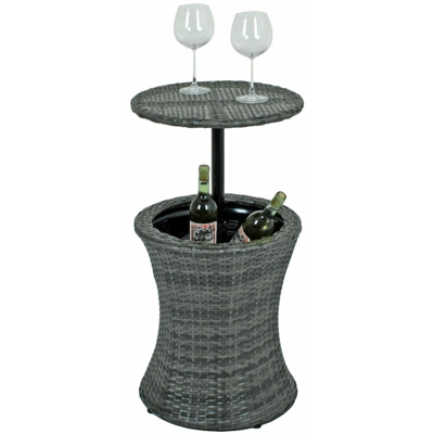 Bistrot stand-up table rattan drink cooler party mobili da giardino regolabile