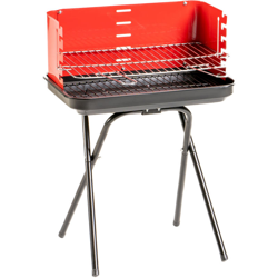 Barbecue a Carbone Rettangolare Portatile Con Struttura Pieghevole E Griglia In Acciaio precio