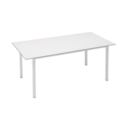 Tavolo Pranzo 160 x 90 cm bianco verniciato bianco en oferta