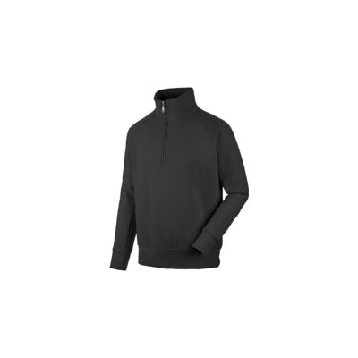 Felpa Job+ 1/2 zip nero Würth MODYF, Taglia XS - nero