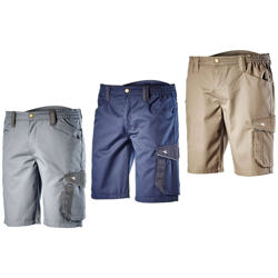 Pantaloncini da lavoro Diadora Bermuda Poly-Blu-m - Blu - - Blu características