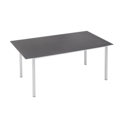 Tavolo Pranzo 180 x 90 cm antracite verniciato bianco precio