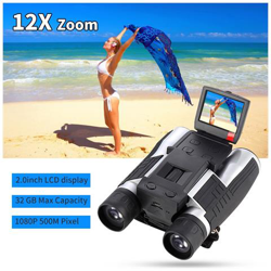 Fotocamera Digitale Da 5 M 2 Pollici Lcd Da 16 Gb Con Videoregistratore Binoculare Con Zoom 12x en oferta