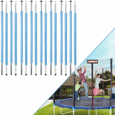 Arebos Pali per Recinzione del Trampolino 254 cm 8 pezzi