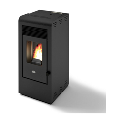 Stufa a Pellet Eva Calor Rita 9 KW Nero Goffrato - 901655900 características