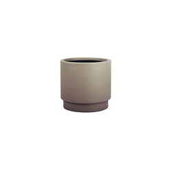 Hobby Flower Base Rotondo Vaso con Sistema di Auto-irrigazione, 50 x 40 cm, Colore Taupe en oferta