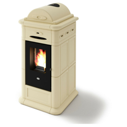 Stufa a pellet Eva Calor Adele 9 KW maiolica Crema - 901657700 precio