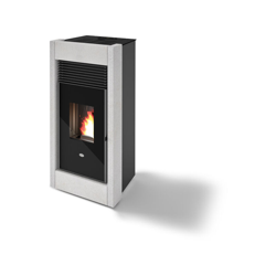 Stufa a pellet Eva Calor Beatrice 15 kw Bianco Antico - 901648500 precio