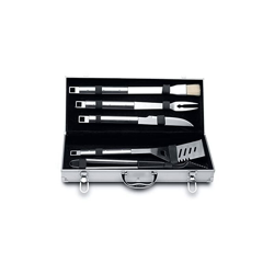 Berghoff 1108180 Set Barbecue 6 Pezzi Set Valigia, Acciaio Inox precio