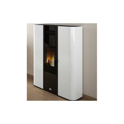 Stufa a Pellet Eva Calor Diva 9,5 Kw Colore Bianco - 901668200 precio