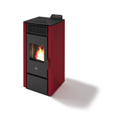 Stufa a Pellet Eva Calor Paola 13 KW Rosso - 901683500 características