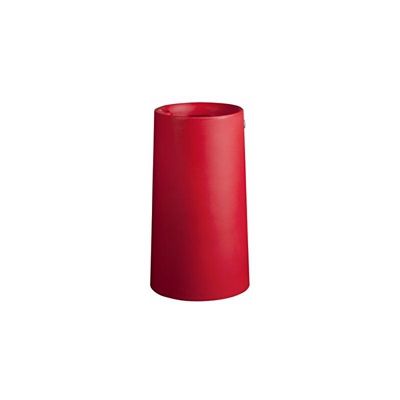 Hobby Flower Novo - Vaso Tondo con Sistema di Auto-irrigazione, 42 x 75 cm Rosso