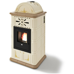 Stufa a pellet Eva Calor Diana 13 KW maiolica Nocciola - 901649600 precio