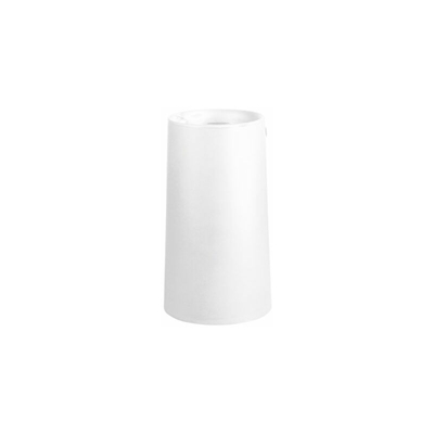 Hobby Flower Novo - Vaso Tondo con Sistema di Auto-irrigazione, 42 x 75 cm, Bianco