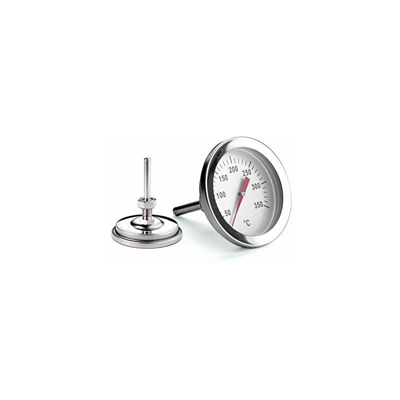 Weis 15300 - Termometro per barbecue in acciaio INOX, 55 mm, da 50 a 350 gradi