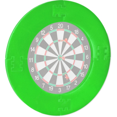 Cornice per Bersaglio Freccette, 4 parti, Anello Protettivo per Dartboard da 45 cm, EVA, Ø 72 cm, Color Verde