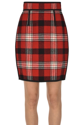 Tartan mini skirt