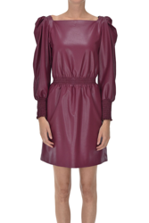 Eco-leather mini dress precio