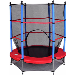 Trampolino Elastico da Giardino con Rete Protettiva Ø 140 cm Tapetto Elastico da Esterno, Robusto e Resistente precio