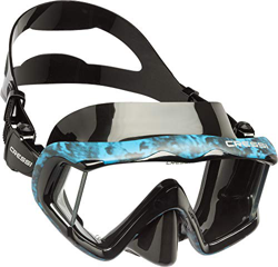 Cressi Liberty 3, Maschera a 3 Vetri per Immersioni, Apnea e Snorkeling Unisex Adulto, Blu/Camo, Unica en oferta