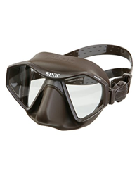 SEAC M70, Maschera da Freediving e Pesca in Apnea a Volume Ridotto Unisex Adulto, Marrone, Standard precio