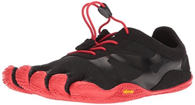 Vibram KSO Evo, Scarpe da Ginnastica Uomo, Nero/Rosso, 39 EU