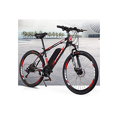 DDFGG Bici Elettriche Mountain Bike 26" 250W Bicicletta elettrica con Batteria al Litio Rimovibile da 36 V 8 Ah, Cambio a 21 velocità, 35km/h,Ricarica