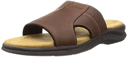 Clarks Hapsford Slide, Sandali Uomo, Pelle Marrone Tumbled, 42.5 EU características