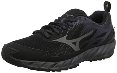 Mizuno Wave Ibuki GTX, Scarpe da Trail Running Donna, Black Black Metallic Shadow Magnet 49, 38.5 EU