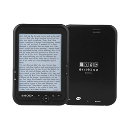 E-Reader,Portable 6 Pollici 800x600 Risoluzione 300 DPI Lettore E-book USB 2.0 Libro Digitale Elettronico Leggi Radio FM Integrata/Registrazione/MP3 W en oferta